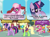 Size: 502x375 | Tagged: safe, derpibooru import, screencap, cheerilee, pinkie pie, twilight sparkle, oc, earth pony, pony, adventures in ponyville, official