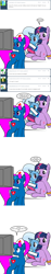 Size: 600x3200 | Tagged: safe, artist:dekomaru, derpibooru import, trixie, twilight sparkle, oc, pony, ask, female, lesbian, pregnant, shipping, tumblr, tumblr:ask twixie, twixie