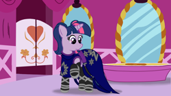 Size: 900x503 | Tagged: safe, artist:ryralane, derpibooru import, twilight sparkle, unicorn twilight, unicorn, clothes, dress, solo