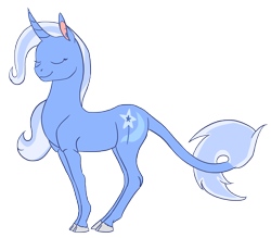 Size: 4584x4016 | Tagged: safe, artist:kappetapp, derpibooru import, trixie, classical unicorn, pony, unicorn, absurd resolution, cloven hooves, leonine tail, simple background, solo, transparent background