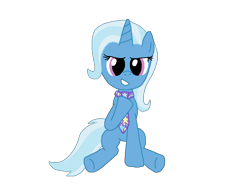 Size: 1632x1224 | Tagged: safe, artist:shiverbear, derpibooru import, trixie, pony, unicorn, female, mare, necktie, smiling, solo