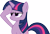 Size: 5492x3736 | Tagged: safe, artist:sircinnamon, derpibooru import, edit, twilight sparkle, purple, rainbow dash salutes, recolor, salute, simple background, transparent background, vector