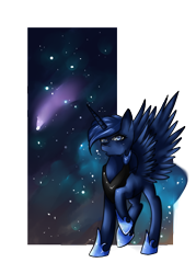 Size: 500x700 | Tagged: safe, artist:the-warbringer, princess luna, alicorn, pony, female, horn, mare, simple background, solo, transparent background