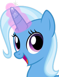 Size: 1473x1895 | Tagged: safe, artist:smhungary, derpibooru import, trixie, pony, looking at you, magic, simple background, solo, transparent background, vector