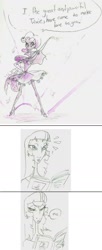 Size: 532x1310 | Tagged: safe, artist:iiya, derpibooru import, trixie, twilight sparkle, book, comic, humanized