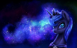 Size: 1920x1200 | Tagged: safe, artist:9de-light6, princess luna, alicorn, pony, female, horn, mare, simple background, solo