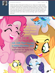 Size: 750x1000 | Tagged: safe, artist:gavalanche, derpibooru import, applejack, fluttershy, pinkie pie, rainbow dash, rarity, spike, twilight sparkle, dragon, earth pony, pegasus, pony, unicorn, comic sans, tumblr