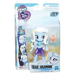 Size: 1500x1500 | Tagged: safe, derpibooru import, trixie, equestria girls, doll, equestria girls minis, irl, merchandise, midriff, mlp merch, photo, sarong, toy