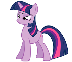 Size: 2397x2073 | Tagged: safe, artist:sierraex, derpibooru import, twilight sparkle, unicorn twilight, pony, unicorn, boast busters, female, high res, mare, narrowed eyes, simple background, solo, transparent background, vector