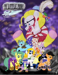 Size: 1024x1325 | Tagged: safe, artist:igotastewgoing, derpibooru import, applejack, fluttershy, pinkie pie, rainbow dash, rarity, spike, twilight sparkle, dragon, earth pony, pegasus, pony, unicorn, celes chere, crossover, cyan garamonde, final fantasy, kefka palazzo, locke cole, mane seven, mane six, setzer gabbiani, strago magus, terra branford