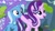 Size: 1920x1080 | Tagged: safe, derpibooru import, screencap, starlight glimmer, trixie, pony, to change a changeling, boop, changeling hive, scrunchy face