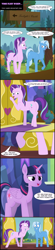 Size: 3941x17867 | Tagged: safe, artist:toxic-mario, derpibooru import, starlight glimmer, trixie, twilight sparkle, twilight sparkle (alicorn), alicorn, pony, to change a changeling, castle, comic, door, female, movie accurate, new style, shocked expression, steps, tree