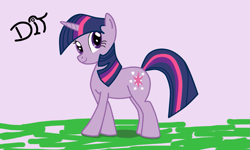 Size: 1117x671 | Tagged: dead source, safe, artist:denial-is-tragic, derpibooru import, twilight sparkle, unicorn twilight, pony, unicorn, cardboard twilight, solo