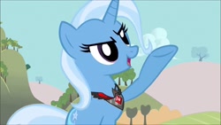 Size: 1920x1080 | Tagged: safe, derpibooru import, screencap, trixie, pony, magic duel, alicorn amulet, solo