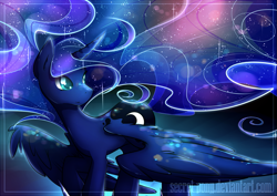 Size: 925x654 | Tagged: safe, artist:secret-pony, princess luna, alicorn, pony, female, horn, mare, simple background, solo