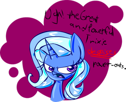 Size: 1280x1040 | Tagged: safe, artist:mushroomcookiebear, derpibooru import, trixie, pony, unicorn, female, mare, solo