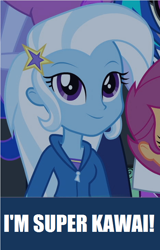 Size: 466x730 | Tagged: safe, derpibooru import, edit, edited screencap, screencap, trixie, equestria girls, solo, truth