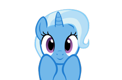 Size: 1580x1042 | Tagged: safe, artist:kuren247, derpibooru import, trixie, pony, unicorn, bust, cute, diatrixes, female, mare, simple background, solo, transparent background, vector