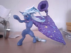 Size: 2048x1536 | Tagged: safe, artist:camilove, derpibooru import, trixie, pony, bipedal, irl, photo, sculpture, solo