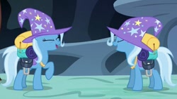 Size: 543x306 | Tagged: safe, derpibooru import, screencap, thorax, trixie, to where and back again, cropped, disguise