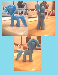 Size: 786x1017 | Tagged: safe, artist:minime1235, derpibooru import, trixie, pony, unicorn, brushable, custom, female, irl, mare, photo, solo, toy