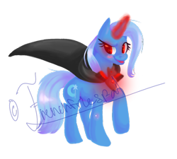 Size: 942x848 | Tagged: safe, artist:swidgey, derpibooru import, trixie, pony, unicorn, alicorn amulet, female, glowing eyes, mare, simple background, solo, transparent background