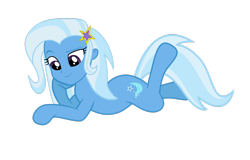 Size: 1280x818 | Tagged: safe, artist:php50, derpibooru import, trixie, hybrid, equestria girls, abomination, head swap, human head pony, solo, what has magic done, what has science done