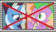 Size: 113x65 | Tagged: safe, artist:fairykitties22, derpibooru import, spike, trixie, dragon, anti-shipping, deviantart stamp, female, male, request, shipping, spixie, stamp, straight