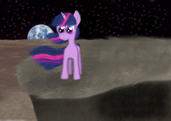 Size: 6376x4512 | Tagged: safe, artist:akodiat, derpibooru import, twilight sparkle, absurd resolution, moon