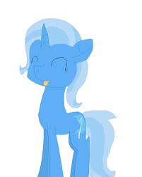 Size: 617x768 | Tagged: safe, artist:appleeevee, derpibooru import, trixie, pony, unicorn, female, happy, mare, smiling, solo