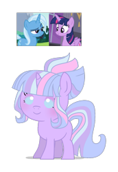 Size: 629x916 | Tagged: safe, artist:s1nb0y, derpibooru import, trixie, twilight sparkle, twilight sparkle (alicorn), alicorn, female, lesbian, magical lesbian spawn, offspring, parent:trixie, parent:twilight sparkle, parents:twixie, shipping, twixie