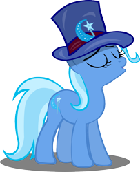 Size: 1052x1297 | Tagged: safe, artist:riskytheart, derpibooru import, trixie, pony, unicorn, female, hat, mare, solo, top hat