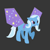 Size: 500x500 | Tagged: safe, artist:autumnbramble, derpibooru import, trixie, pony, unicorn, artificial wings, augmented, crying, fake wings, female, flying contraption, mare, mechanical wing, solo, wings