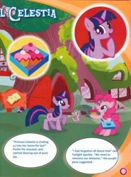 Size: 1182x1600 | Tagged: safe, derpibooru import, pinkie pie, spike, twilight sparkle, dragon, earth pony, pony, comic, have fun with the ponies, norway, translation, twilight is a lion