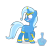 Size: 2500x2500 | Tagged: safe, artist:navitaserussirus, derpibooru import, trixie, pony, unicorn, blushing, bottle, female, genie, geniefied, mare, simple background, solo, transparent background, vector