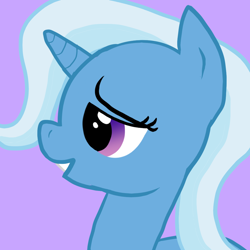 Size: 1024x1024 | Tagged: safe, artist:solarfm, derpibooru import, trixie, pony, unicorn, smiling, solo