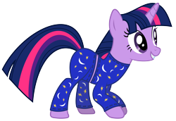 Size: 8000x5500 | Tagged: safe, artist:drfatalchunk, derpibooru import, twilight sparkle, absurd resolution, clothes, pajamas, simple background, transparent background, vector