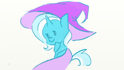 Size: 1304x738 | Tagged: artist needed, safe, derpibooru import, trixie, pony, unicorn, cute, diatrixes, sketch, solo