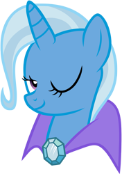 Size: 1707x2429 | Tagged: safe, artist:axemgr, derpibooru import, trixie, pony, unicorn, female, mare, simple background, solo, transparent background, vector, wink