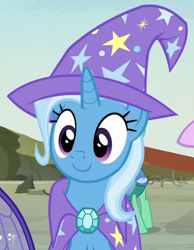 Size: 384x496 | Tagged: safe, derpibooru import, screencap, trixie, to change a changeling, cropped, cute