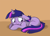 Size: 700x506 | Tagged: safe, artist:spainfischer, derpibooru import, twilight sparkle, pony, unicorn, blank flank, female, filly, filly twilight sparkle, prone, scared, solo, younger