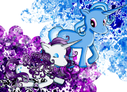 Size: 1650x1200 | Tagged: safe, artist:jessie473, derpibooru import, rarity, trixie, pony, unicorn, female, lesbian, rarixie, shipping