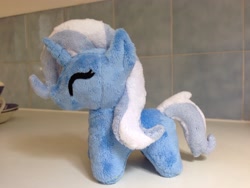 Size: 3264x2448 | Tagged: safe, artist:one-violet-rose, derpibooru import, trixie, pony, unicorn, irl, photo, plushie, solo