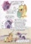 Size: 787x1114 | Tagged: safe, artist:feniiku, derpibooru import, applejack, twilight sparkle, unicorn twilight, earth pony, pony, unicorn, comic:the discordance of star swirl, book, comic, duo, female, magic, magic aura, mare, mouth hold, simple background, speech bubble, telekinesis, white background