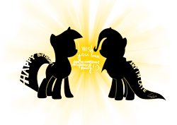 Size: 4960x3508 | Tagged: safe, artist:splashofsummer, derpibooru import, trixie, twilight sparkle, female, lesbian, shipping, simple background, sunburst background, transparent background, twixie, vector