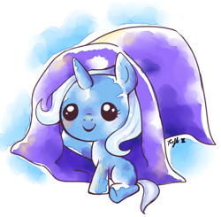 Size: 1900x1864 | Tagged: safe, artist:trefleix, derpibooru import, trixie, pony, baby, baby pony, filly, foal, solo