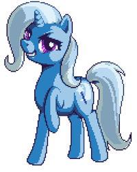 Size: 256x320 | Tagged: safe, artist:friendlyfirefox, derpibooru import, trixie, pony, unicorn, female, mare, pixel art, pony wars advance, simple background, solo, sprite, transparent background