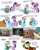 Size: 1000x1244 | Tagged: safe, artist:omny87, derpibooru import, daring do, rainbow dash, twilight sparkle, unicorn twilight, alien, earth pony, pegasus, pony, robot, unicorn, atop the fourth wall, bizarro, book, brain in a jar, clothes, comic, evil clone, evil twin, female, glasses, goatee, hat, hilarious in hindsight, homestar runner, linkara, male, mare, ponified, reading, simple background, slice of life, stallion, white background