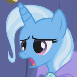 Size: 291x292 | Tagged: safe, derpibooru import, trixie, pony, unicorn, female, mare, reaction image, solo