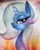 Size: 2844x3515 | Tagged: safe, artist:twistedmindbrony, derpibooru import, trixie, pony, unicorn, female, glowing eyes, mare, smiling, solo